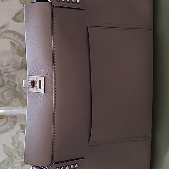 Michael Kors Collection Miranda Top Lock Shoulder Bag Large - Picture 7 of 8